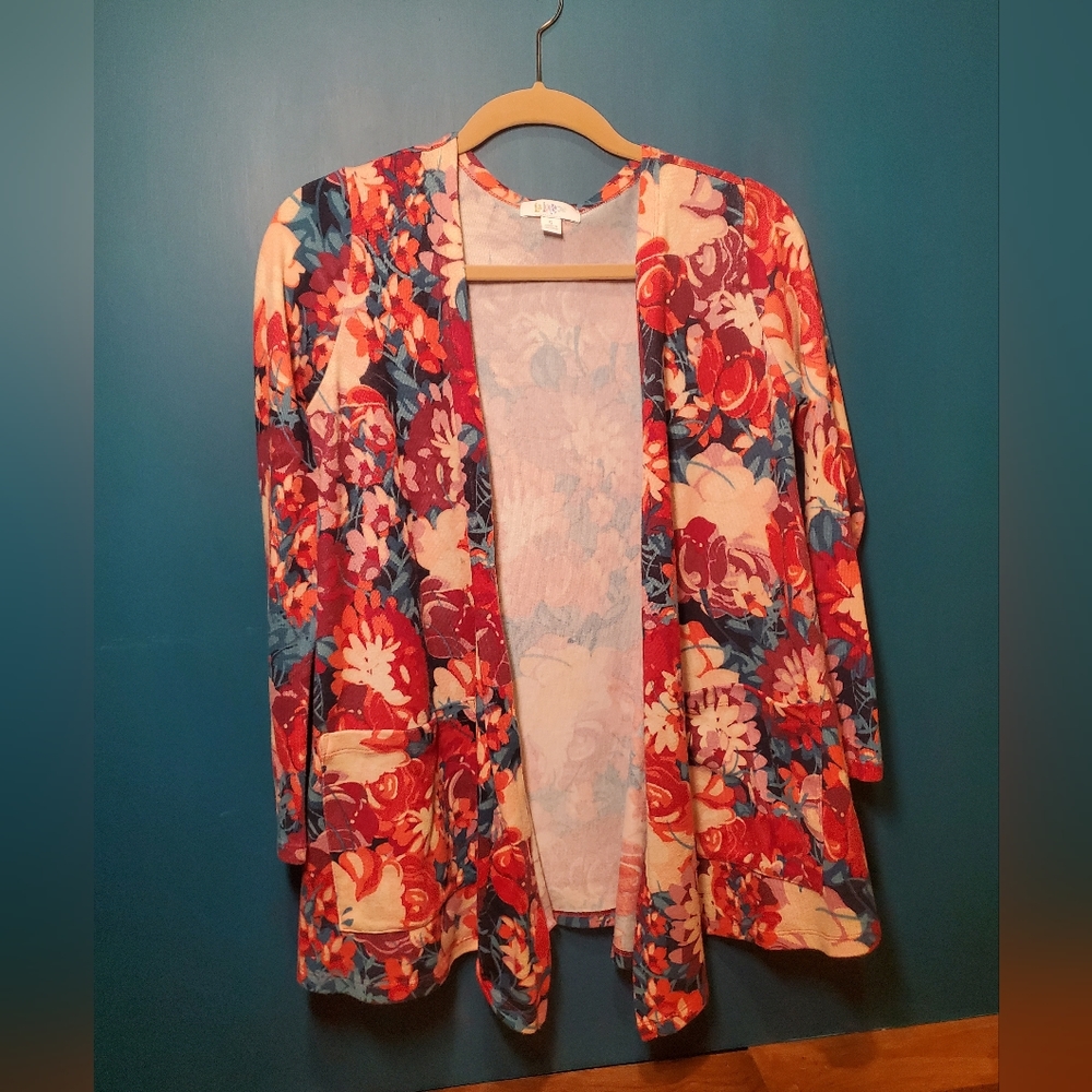 Womens floral cardigan